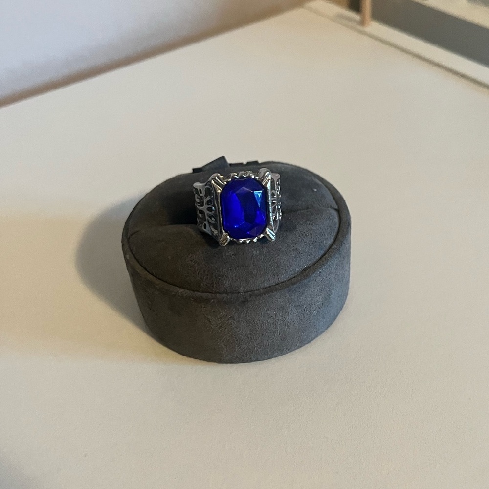 Anime Black Butler Ciel Phantomhive Cosplay Ring Size 9